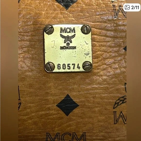 MCM Vintage Visetos Barrel Crossbody bag - Picture 3 of 10